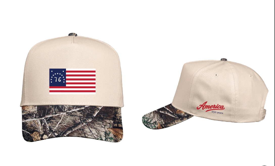 Two -Toned Bennington Flag Hat
