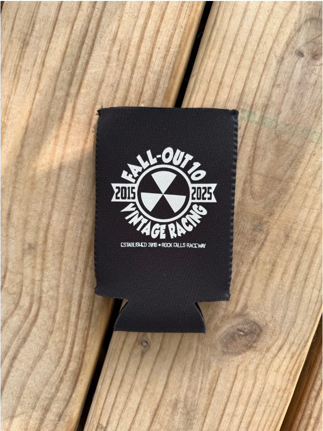 Vintage Drag Racing Can Koozie
